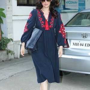 Zara BoHo Embroidered Dress